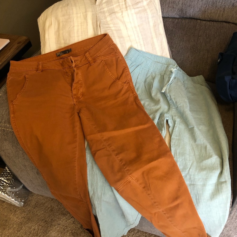 CLEARING CLOSET-LOT- 3 Prana cropped pants